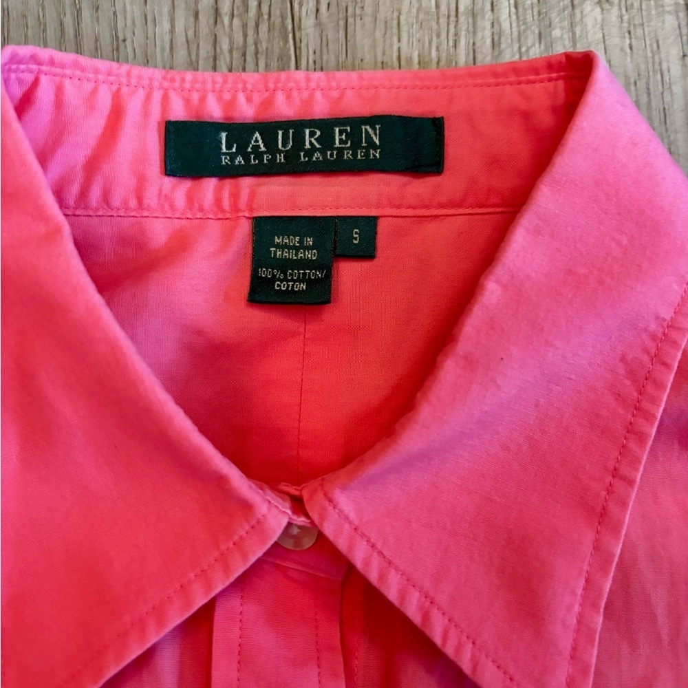 Lauren Ralph Lauren Vibrant Pink Blouse - Small - Picture 3 of 9